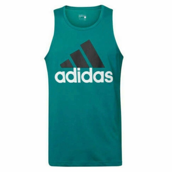 *NEW* Adidas Teal Sleeveless Men’s Tank Top - Picture 1 of 9